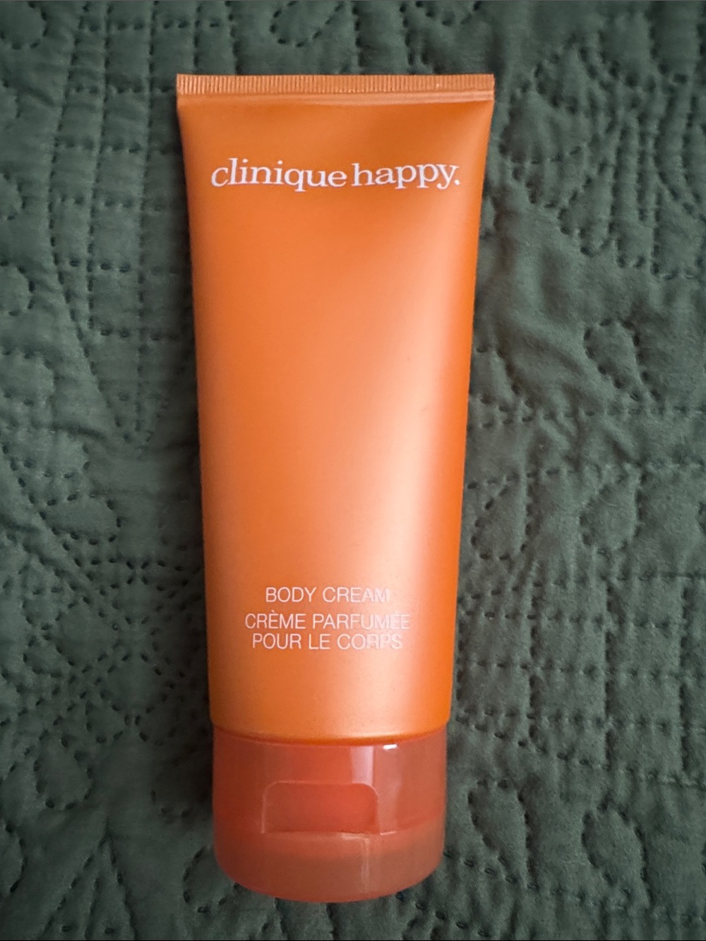 Clinique Happy Orange Body Cream - Bright Orange Tube